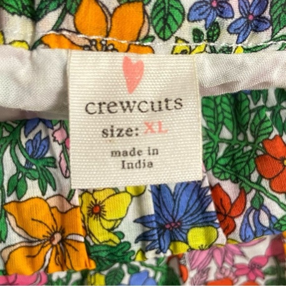 Crewcuts Floral A-Line mini Skirt - Multicolor girls XL new - Picture 4 of 5